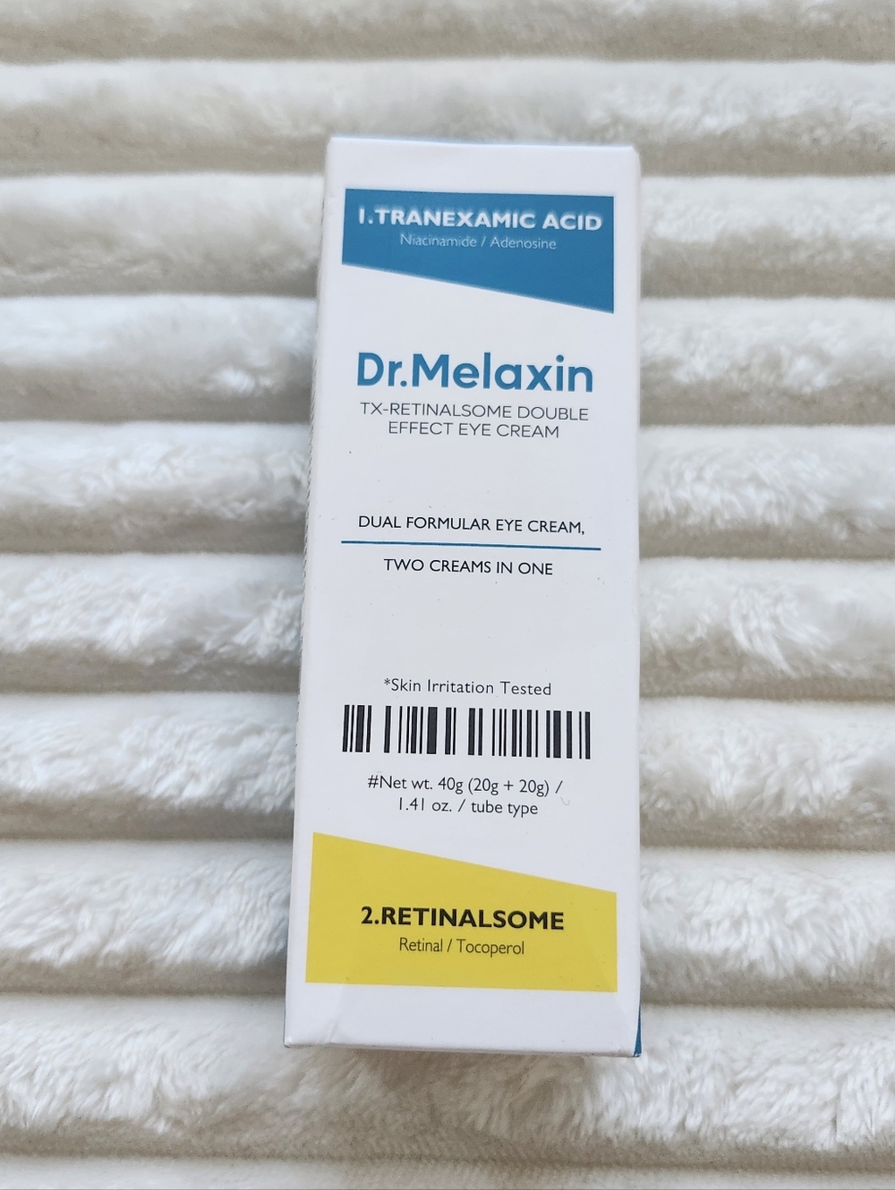 Dr Melaxin TX Retinalsome Double Effect Eye Cream Tranexamic Acid Retinal K Beau